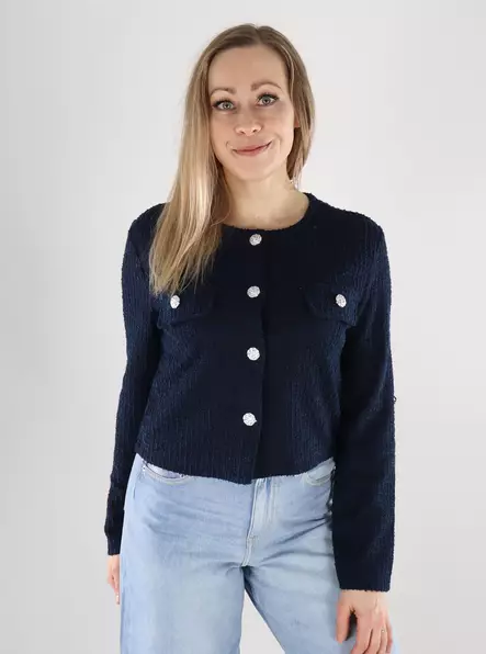 JDY short boucle blazer Boucle sky captain - Women's jackets and blazers - 140329 - 1