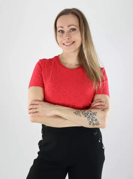 JDY Women's Stretch T-Shirt ski patrol - Women's T-shirts - 140179 - 1