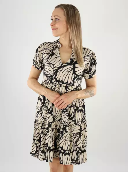 JDY short dress tapioca/black butt - Dresses and tunics - 140959 - 1