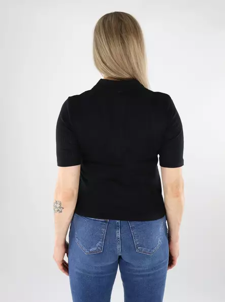 JDY women's t-shirt JDYSALSA Polo black - Women's T-shirts - 138599 - 2