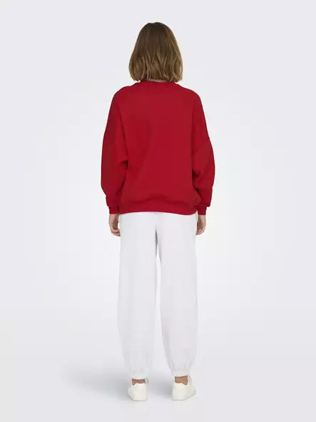 Only women's sweatshirt Club mars red - Women's hoodies and colleges - 137669 - 2