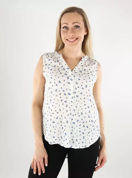 Only women's floral top cloud dancer/blue bella - Women's tank tops - 138479 - 1