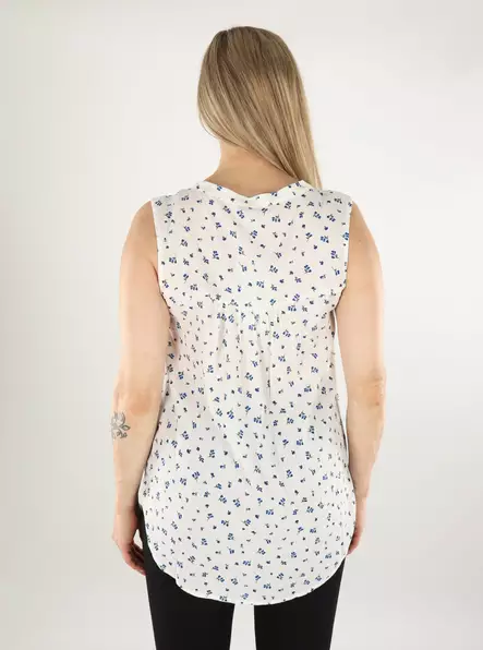 Only women's floral top cloud dancer/blue bella - Women's tank tops - 138479 - 2