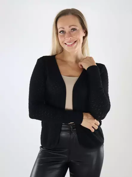 Only women's cardigan Life black - Women's knitwear - 138999 - 1