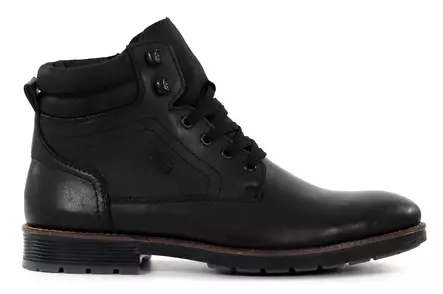 【ギフ_包装】 RiekerTex Men's Rieker Ankle Black F4544-00 Boots カーペット一般