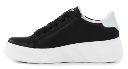Rieker women's genuine leather sneakers W2605-00 black - Rieker women`s sneakers - 137919 - 2