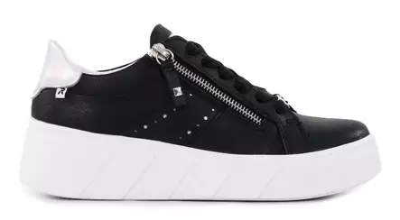 Rieker women's genuine leather sneakers W2605-00 black - Rieker women`s sneakers - 137919 - 1