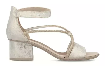 Rieker women's party sandals 64654-60 beige - Rieker women`s sandals - 140759 - 1