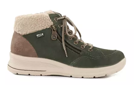 Rieker women's ankle boots L7701-54 green - Rieker ankle boots - 139699 - 1