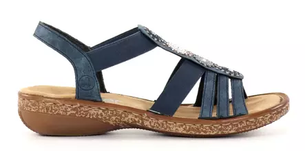 Rieker women's sandals 628G9-16 blue - Rieker women`s sandals - 137959 - 1