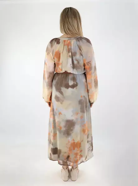 Vero Moda long dress V-Neck Belt alloy/haley - Dresses and tunics - 140499 - 2