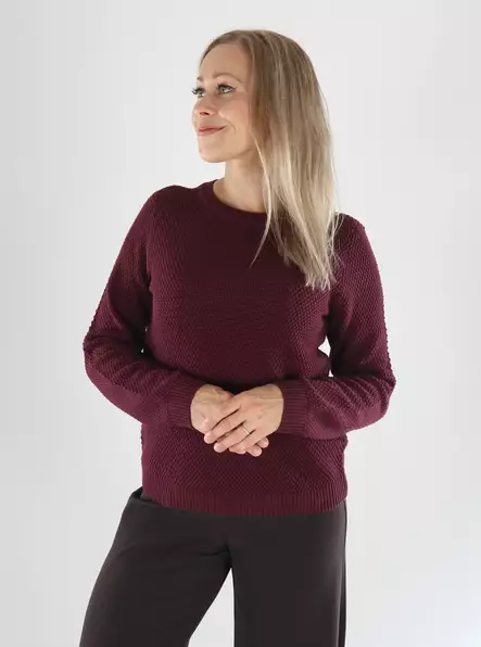Vila sweater o-neck port royale - Women's knitwear - 141529 - 1