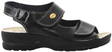 Goldenfit Work Sandals 696, Black shiny - Women's work shoes - 125919 - 1