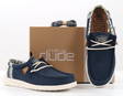 HEYDUDE Shoes Wally break Stitch navy - Men's walking shoes - 133689 - 2