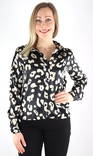 JDY Dress Shirt short, black/tapioca - Women's shirts and blouses - 132499 - 1