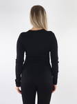 JJXX Shirt rib black - Women's long sleeved shirts - 134669 - 2