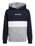 Jack & Jones Junior Reid boys hoodie navy blazer - Men's hoodies - 135009 - 7