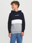 Jack & Jones Junior Reid boys hoodie navy blazer - Men's hoodies - 135009 - 1
