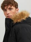 Jack&Jones Parka Coat Winner fur, black - Men's jackets - 132109 - 5
