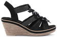 Marco Tozzi Wedge Sandals 28302-24, Black - Women's sandals - 125689 - 1