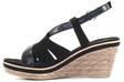 Marco Tozzi Wedge Sandals 28395-24, Black - Women's sandals - 126309 - 2