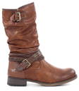 Mustang Boots 1139-624-307 cognac - Women's boots - 126779 - 1