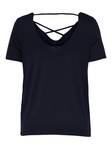 Only Carmakoma T-Shirt Bandana, dark blue - Women's T-shirts - 128569 - 2