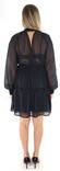 Only High collar dress, black / polka dots - Dresses and tunics - 134699 - 2