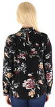 Only Shirt New Mallory, Black/cd flowe - Women's long sleeved shirts - 124359 - 2