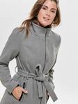 Only Wool Coat Michigan, Light Grey - Women's wool coats - 127379 - 4