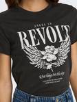 Only T-Shirt reg black/revolt - Women's T-shirts - 133739 - 3