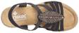 Rieker Sandals 66526-00, Black - Rieker women`s sandals - 128289 - 3
