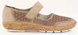 Rieker Walking shoes leather 44864-60 beige - Rieker women`s walking shoes - 133479 - 1