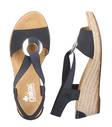 Rieker women's sandals 624H6-14 blue - Rieker women`s sandals - 135379 - 3