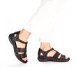 Rieker women's sandals 64865-01 black - Rieker women`s sandals - 135549 - 5