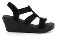 Skechers Wedge Sandals 119006, Black - Skechers women`s sandals - 128819 - 1