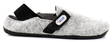 Suomi Kenkä Barefoot Shoes, Grey/Black - Men's slippers - 129679 - 1
