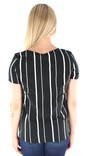 Vero Moda T-shirt, Black/White - Women's T-shirts - 123919 - 2