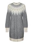 Vero Moda Knitted Dress Simonenew medium grey - Women's knitwear - 132539 - 4