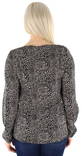 Vila Shirt Marisol boatneck, Black/White - Women's long sleeved shirts - 125599 - 2