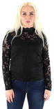 Vila Women's Blouse Stasia Lace, black, white - Women's long sleeved shirts - 119549 - 2