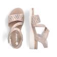 Rieker women's sandals V3764-90 pink - Rieker women`s sandals - 135959 - 4