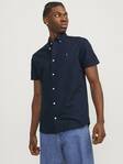 Jack&Jones men's short-sleeved dress shirt Blusummer navy blazer - Men's dress shirts - 136049 - 1