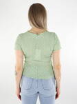 Vero Moda women's t-shirt smoke green - Women's T-shirts - 136059 - 2