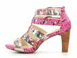 Laura Vita women's party sandals Albane 6324 fushia - Women's sandals - 136079 - 2