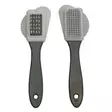 Suede brush plastic black/white - Shoe care and polishes - 136559 - 1