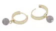 Snö of Sweden Earrings Lara g/grey - Earrings - 136709 - 2