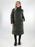 Only women's long winter coat Montana Long forest night - Women's winter jackets - 137149 - 1