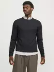 Jack&Jones men's premium sweater Clambswool black beauty - Men's knitwear - 137319 - 1