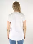 JJXX women's t-shirt Boxy Print white/flaming - Women's T-shirts - 137719 - 2